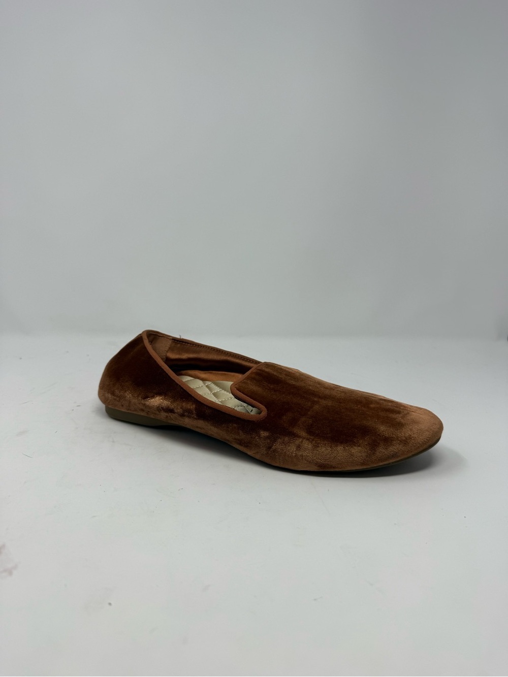 Birdies Heron Crushed Velvet Smoking Flat Size 8.5